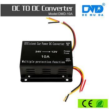 High transfer efficiency 24 volt 12 volt DC-DC voltage converter  10A