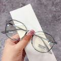 Classic Elegant Transparent Metal Frame Glasses Women Fashion Eyewear Party. 