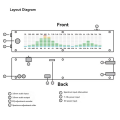 LED Audio Spectrum Analyzer Music Spectrum Dynamic Level Indicator for Audio Enthusiast. 