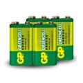 9V Battery GP Greencell Heavy duty Carbon Zinc. 