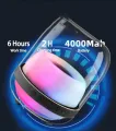 YD 19 Bluetooth Speaker With Lights Color Changing Portable Wireless Speaker. 