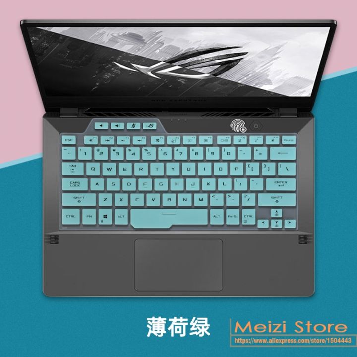 Cover Tastiera In Silicone Per ASUS ROG Zephyrus G14 GA401IU GA401IH | Protezione Anti-polvere E Liquidi - Colore Menta