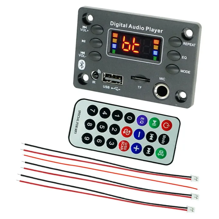 Microphone%20Interface%20Bluetooth%20Mp3%20Decoding%20Board%20Amplifier%20Board%202X25W%20Bluetooth%20Module%20Car%20Audio%20Accessories%20-%20Image%206