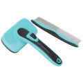 Dog Slicker Brush Stainless Steel Needle Pet Brush Kit For Home For Dogs. 