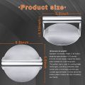 Stainless Steel Burger Press, 5.5 Inches, Round Burger Smasher, Non-Adhesive Bacon and Grill Press for Steaks, Panini. 