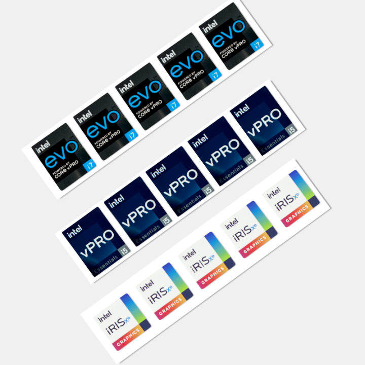 5pcs%20Intel%20Core%20I5%20I7%20Vpro%20Evo%20Iris%20Xe%20Lap%20Desk%20Computer%20Cpu%20Label%20Sticker%20-%20Image%202