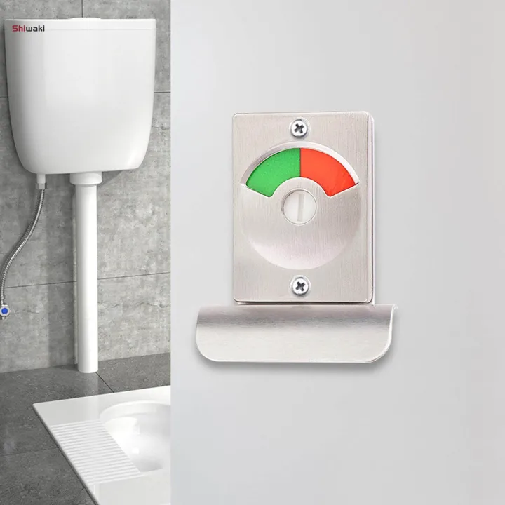 Partition%20Door%20Lock%20Latch%20Red%20Green%20Indicator%20Lock%20Stainless%20Steel%20Keyless%20Door%20Lock%20Latch%20Privacy%20Indicator%20Lock%20for%20Garage%20Warehouse%20-%20Image%203