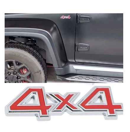 4X4 Four-Wheel Drive Emblem Badge Fit for/SUV/Pickup 4Wd Universal Car ...