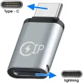 Lightning to Type-C Adapter - USB-C to iPhone Connector for iPhone 14/13 Pro XS. 