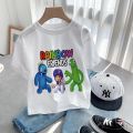 Rainbow Friends Funny Game Cartoon Kids T Shirt Baby Boys Girls Clothes Summer Children Cotton Short Sleeve T-Shirt. 
