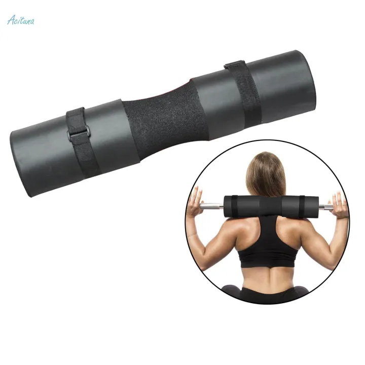 9x5''%20Barbell%20Pad%20Standard%20Barbells%20Cushion%20with%20Safety%20Straps%20Foam%20-%20-%20Image%202