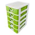 Mini Small Drawer Layer 5 In 1 blue / green / pink / orange / baby office drawer Set Plastic Colorful Storage Box For Medicine Stationery Items Cosmetics Money Jewelry & Other Small Items For Storing Purpose. 