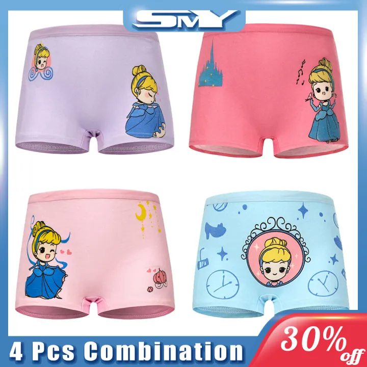 SMY%204%20Pieces/Lot%202-12Y%20Children%20Underwear%20High%20Quality%20Cotton%20Girls%20Panties%20Cute%20Cat%20Pattern%20Kids%20Boxer%20Briefs%20Child%20Soft%20girl%20Pants%20-%20Image%205