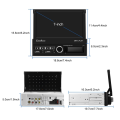Single Din Car Stereo with Carplay Android Auto 7 Inch Flip Out Touchscreen Car Radio with Bluetooth FM Mirror Link. 