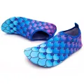 Beach Socks Shoes Men's and Women's Diving Wading River Trekking Swimming Shoes Soft Shoes Anti-Slip Cut-Resistant Barefoot Breathable Type Skin Shoes. 