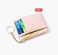 Short purse card holder women mini slim coin wallet ultra thin dompet duit pendek keychain beg duit wanita kecil-lalisa. 