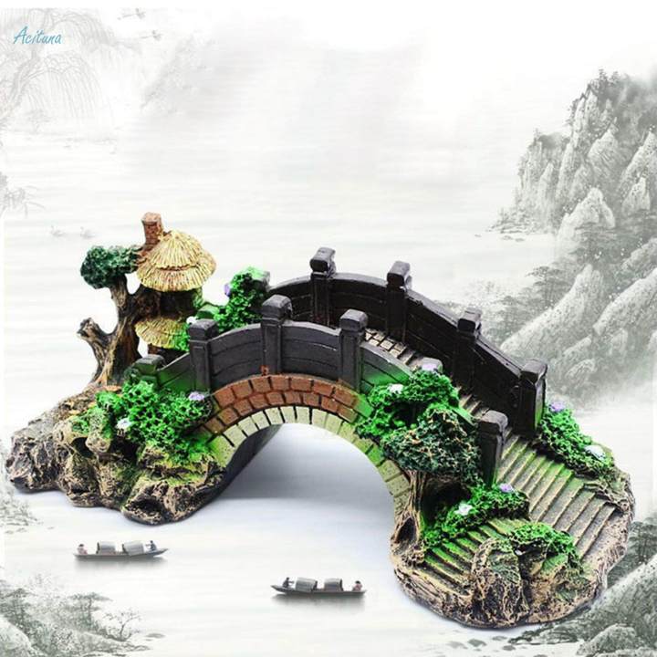 Aquarium Fish Tank Decoration Landscape Figurine for Fish Tank Desktop Decor small