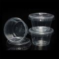 80ml Disposable Plastic Transparent Cup With Lid Jelly Yogurt Mousse Jam Seasoning Cup Packaged Food Container. 