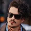 LouisWill Fashion Men’s Sunglasses Classic Sunglasses Square Sunglasses UV400 Polarized Sunglasses Eyewear Ultra Light Elastic Leg Anti Glare Glasses Outdoor Sports Driving Sunglasses. 