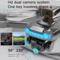 P15 Pro Drone with Screen Remote Controller + 2 Batteries – Foldable 4K HD Camera RC Quadcopter, FPV Aerial Photography. 