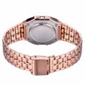 Unisex Gold Silver Steel LED Digital Men Women Fashion Watch Gift. 