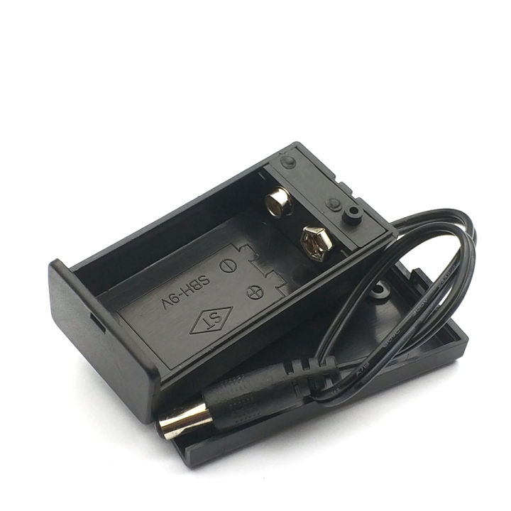 9v Holder 9v Box 9v Case With Switch Open Cover With Dc 2.1*5.5 Plug ...