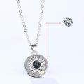 2PCS / Set Couple Gift Jewelry Sun Moon Neckwear Magnet Couple Necklace. 