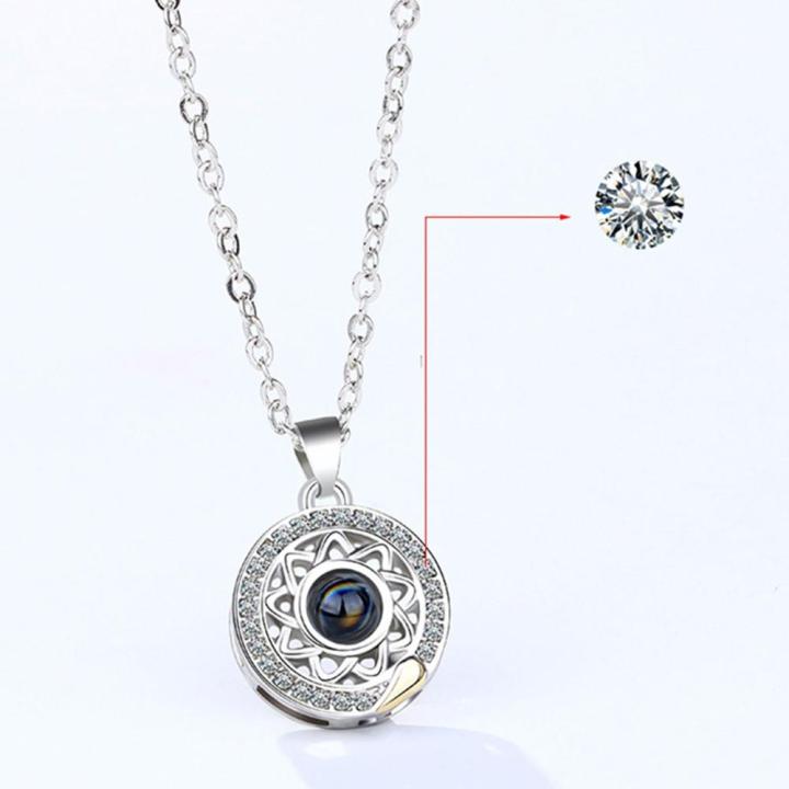 2PCS%20/%20Set%20Couple%20Gift%20Jewelry%20Sun%20Moon%20Neckwear%20Magnet%20Couple%20Necklace%20-%20Image%206