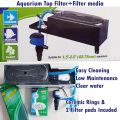KINTONS Aquarium Top Filter Fish Tank Filter with Pump Super Filter Bio Filter. 