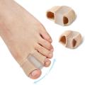 1 PC Washable Double Hole Toe Corrector Hallux Eversion Fixer Unisex Toe Valgus Immobilizer Foot Care Supply for Men Women. 
