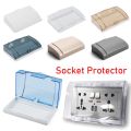 Plastic Switch Protection Box Transparent Double Sockets Socket Protector 86 type Power Outlet Electric Plug Cover. 