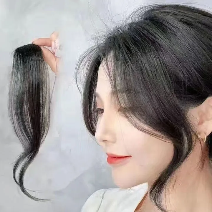 Eight-Character Bangs - Heat Resistant Fiber, 25cm, Multiple Colors