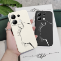 Sutuiying Cute Pretty Cat Phone Case For Xiaomi Redmi Note 13 12 12S 11 11S 10 10S 9 9S Pro Plus 4G 5G Liquid Silicone Cover. 