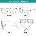 Adjustable Safety Vision Anti-fog Anti-pollen Anti-blue Glasses Unisex Eyewear Dust-proof Eyewear for Outdoor Work Computer. 