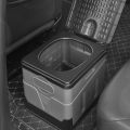 Car Storage Box Folding Trunk Organizer Portable Stool Rubbish Can with Cover for Camping Hiking Boat Road Trips Beach. 