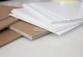 20 Sheets Size A5 Brown Kraft Chipboard Heavy Cardstock Blank White Cardboard Thickness 1.5mm. 