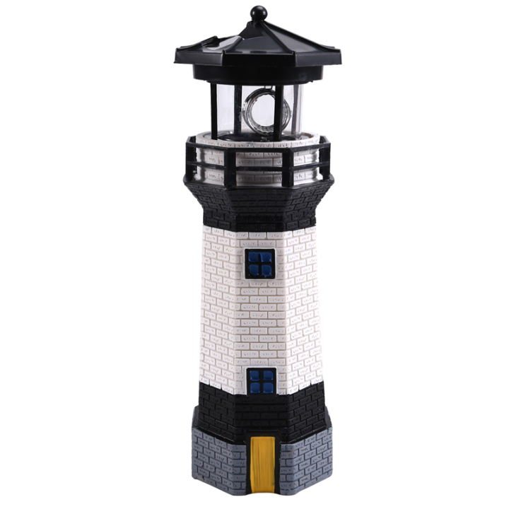 Solar Rotating Lighthouse Garden Decorative Light Garden Landscape ...