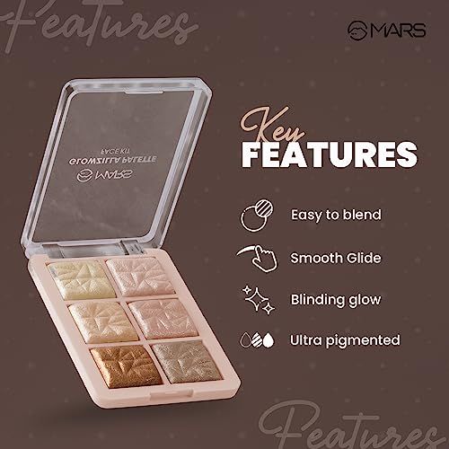 MARS%20Glowzilla%206%20Colour%20Highlighter%20Palette%20%7C%20Ultra%20Blendable%20&%20Long%20Lasting%20%7C%20Blinding%20Glow%20(12.0gm)%20(Shade-03)%20(FROM%20INDIA%20SAB)%20-%20Image%204