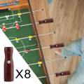8x Soccer Table Handles Supplies Indoor Game Foosball Table Rod End Caps. 