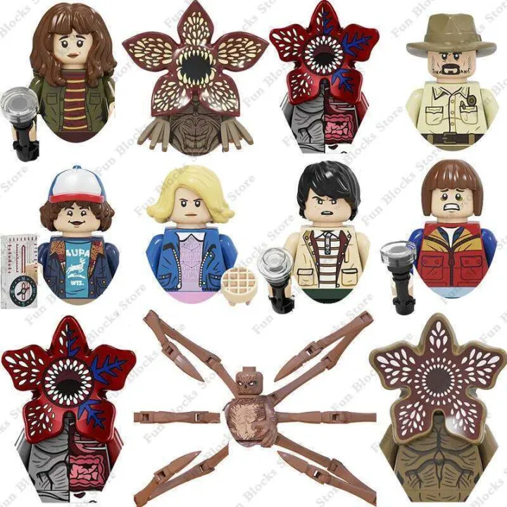Stranger Things Building Blocks Demogorgon Vecna Eleven Mini action ...