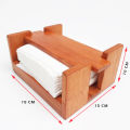 Wood Tissue Paper Serviette Holder for Kitchen and Dinning Room 18*15*10cm Napkin Stand Box. 