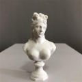Famous Sculpture Greek Mythology Plaster Statue Gypsum Bust Portraits Mini Resin Plaster Human Head Statue Art Ornaments. 
