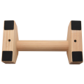 2 Pair Parallettes Calisthenics Handstand Bar Wooden Training Gear Push-Ups Double Rod Stand. 