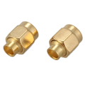 60x SMA Male Plug Solder Coax Connector for Semi-Rigid RG402 0.141 Inch Cable Gold. 