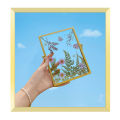 4 Inch 6 Inch Diy Glass  Frame Handmade Creative ple Dried Flower Picture Frame Minimalist Table Ornament frame size. 