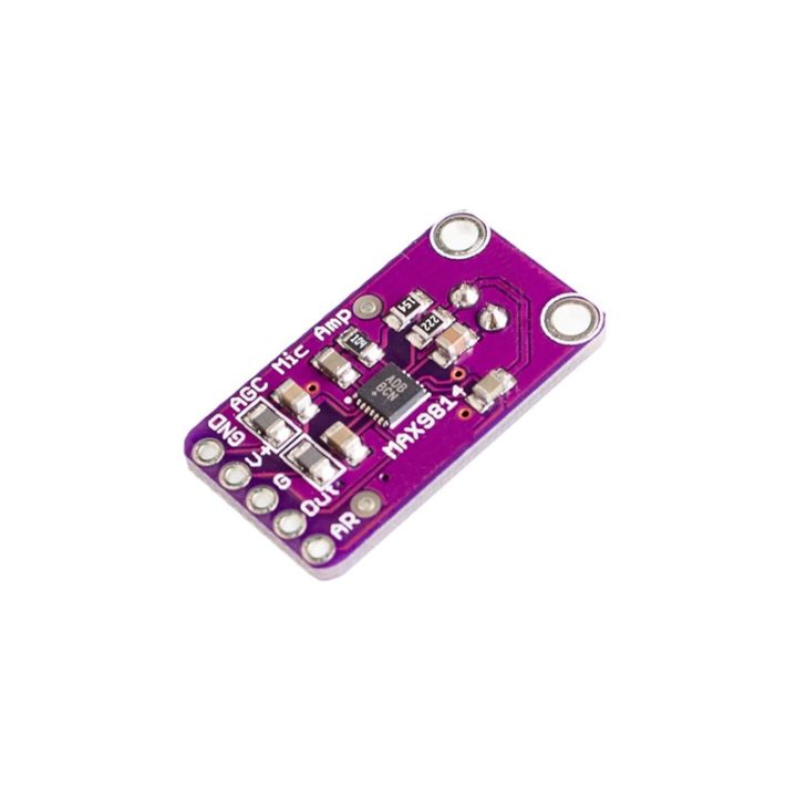 MAX9814%20Microphone%20AGC%20Amplifier%20Board%20Module%20Auto%20Gain%20Control%20for%20Arduino%20Programmable%20Attack%20and%20Release%20Ratio%20Low%20THD%20-%20Image%204