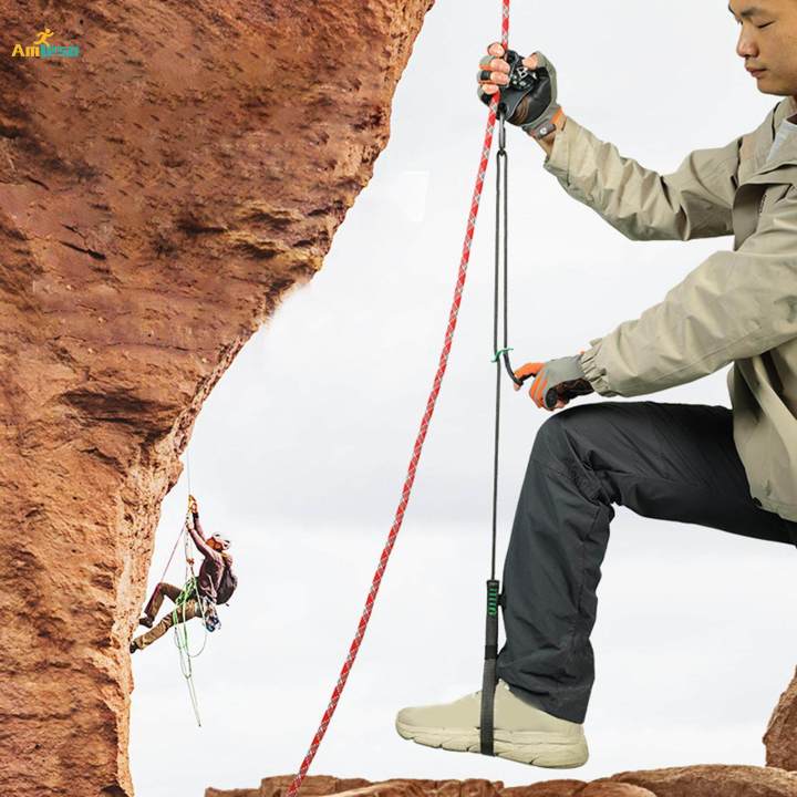 Climbing Foot Loop Ascender Adjustable Gear Caving Aid Rope Ascending ...