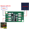 Automatic Solar Panel Battery Charger 3.7V-5V Board Solar Panel Solar Cells Solar Panel Controller for Power Charger 1A. 