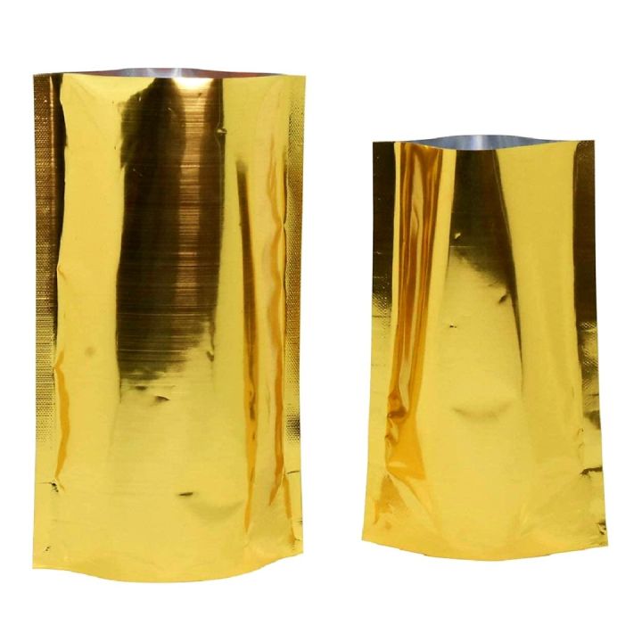 25/50/100pcs%2050g%209x14cm%20Gold%20Color%20Top%20Open%20Aluminum%20Foil%20Vacuum%20Seal%20Bags%20For%20Tea,%20Coffee,%20And%20Other%20Food%20Items%20To%20Packaging%20-%20Image%208