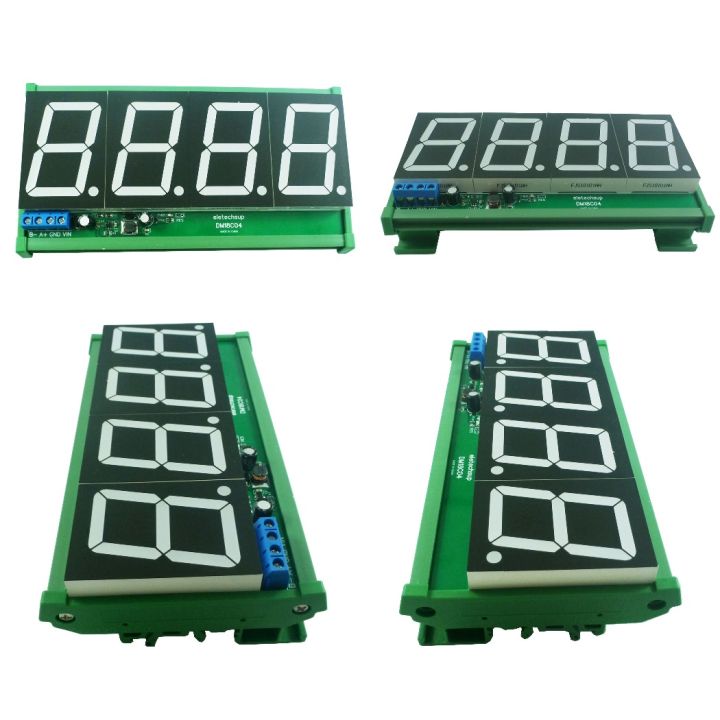 Modbus Led Board 2pcs 1.8 Inch Rs485 Modbus Rtu Digital Lcd Led Display Module Dc 12v ...